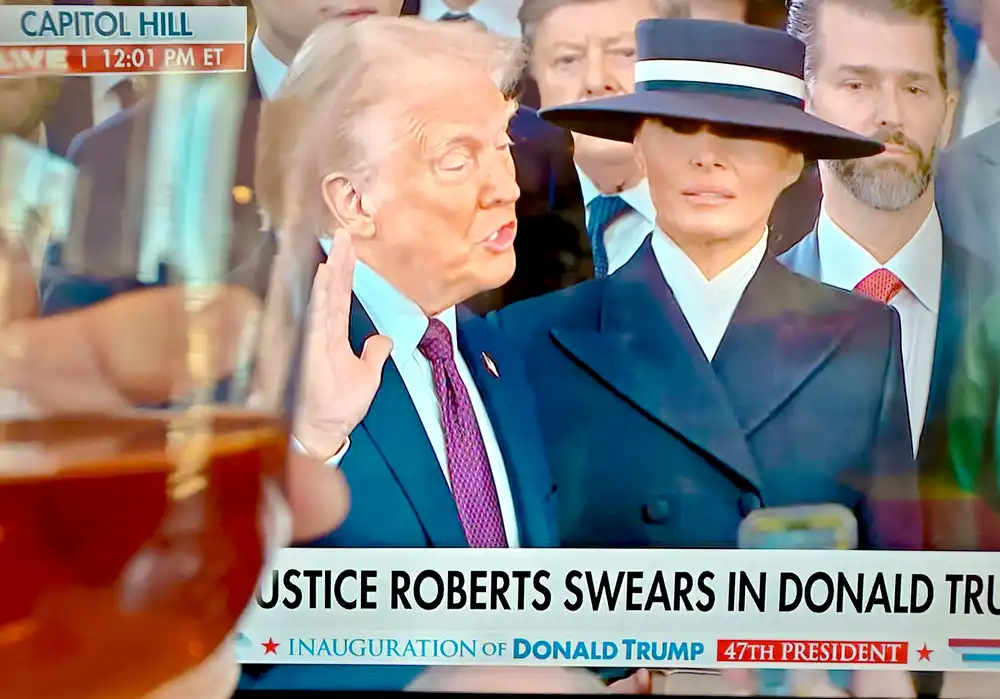 trump sworn in