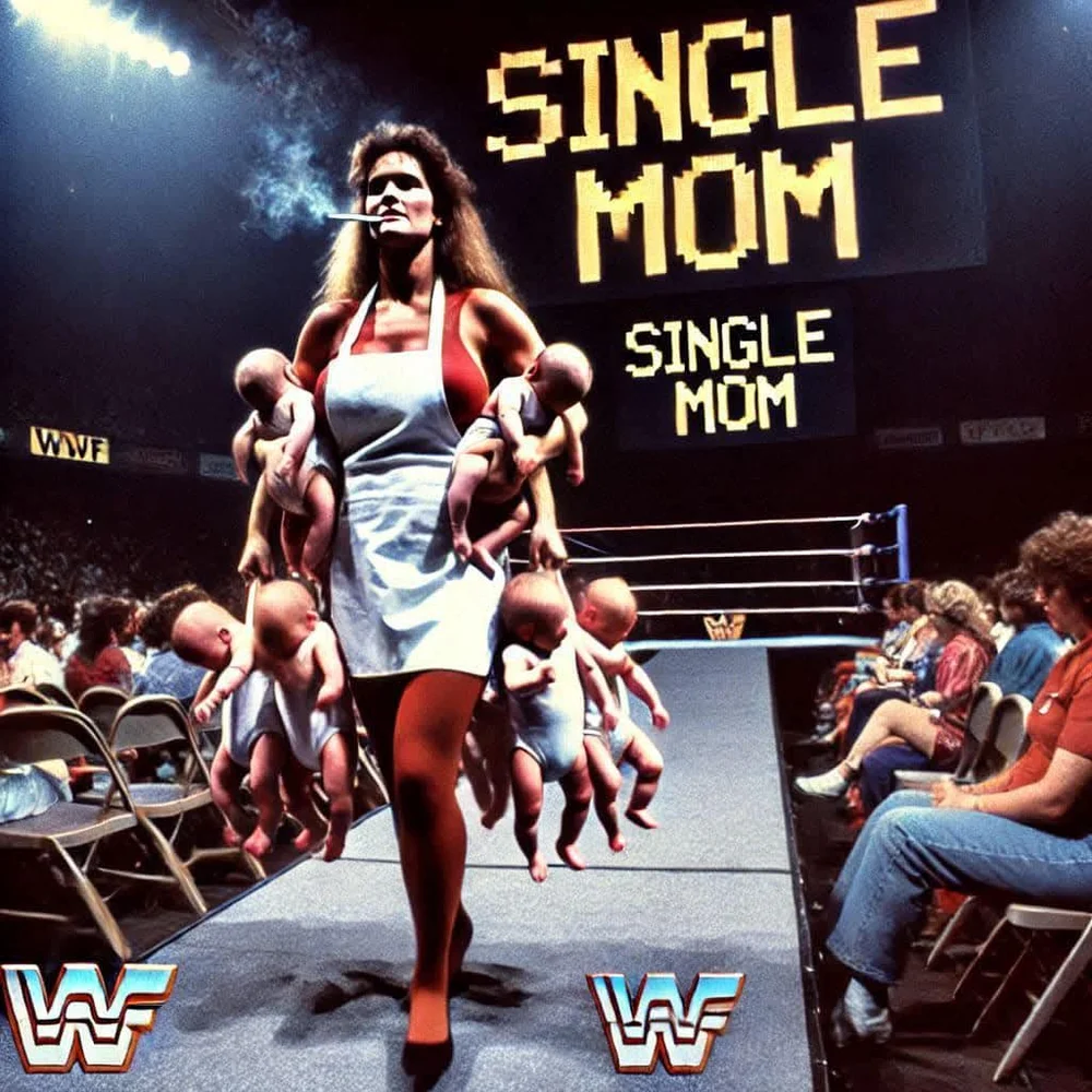 unused wwf character peter single mom