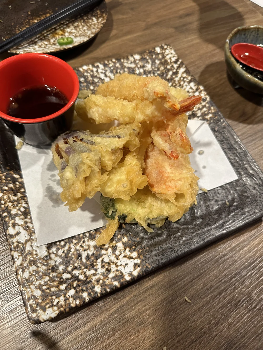 3 tempura shrimp