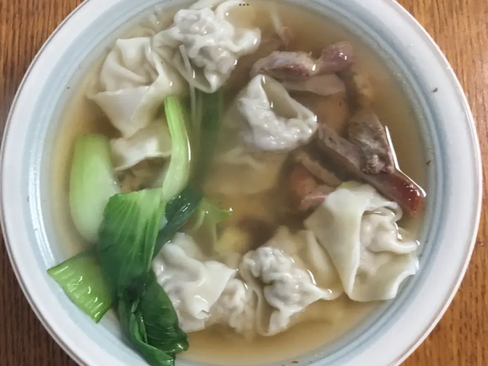 beef and wonton soup