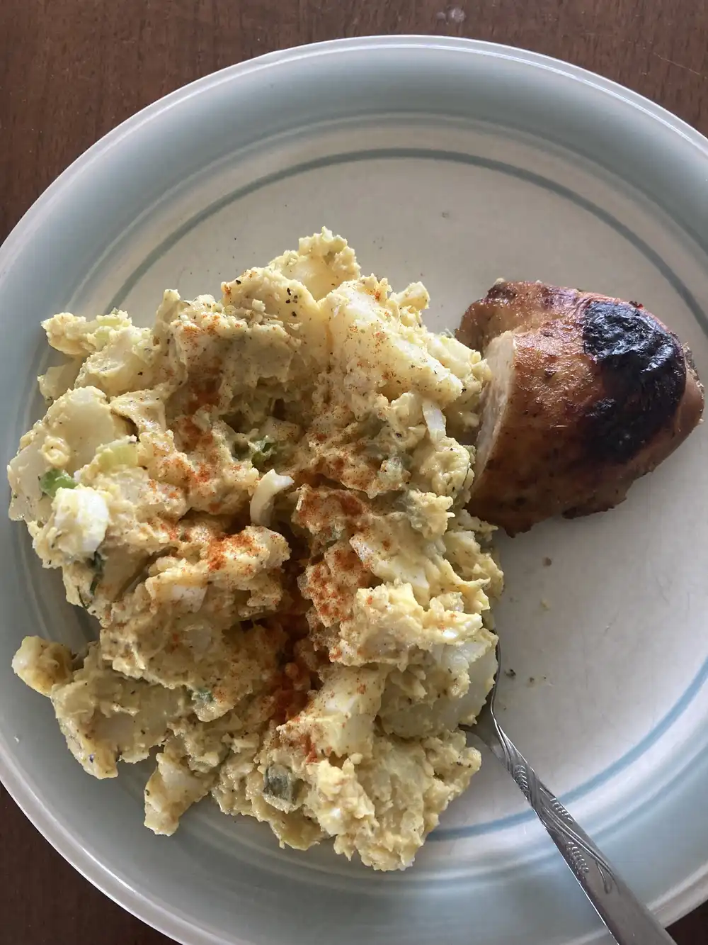 egg and potatoes chicken