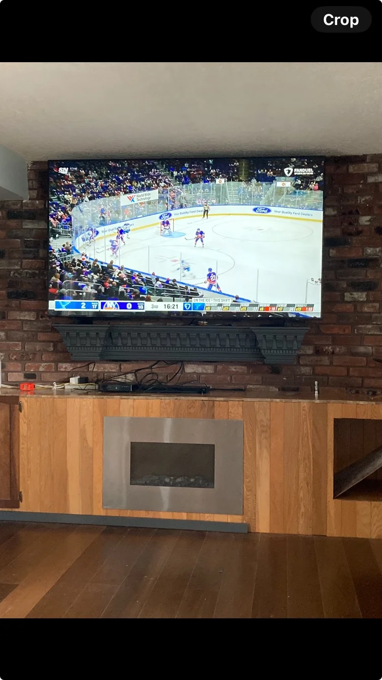 got the tv installed