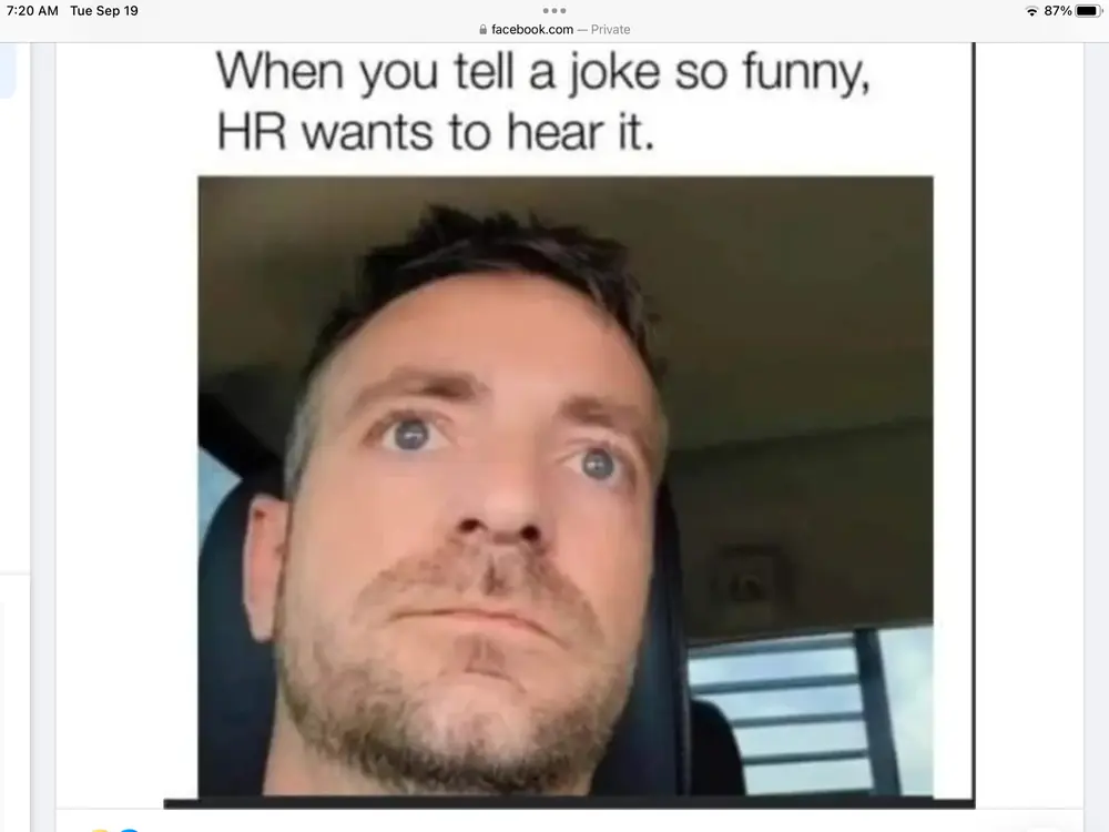 hr wants to hear joke