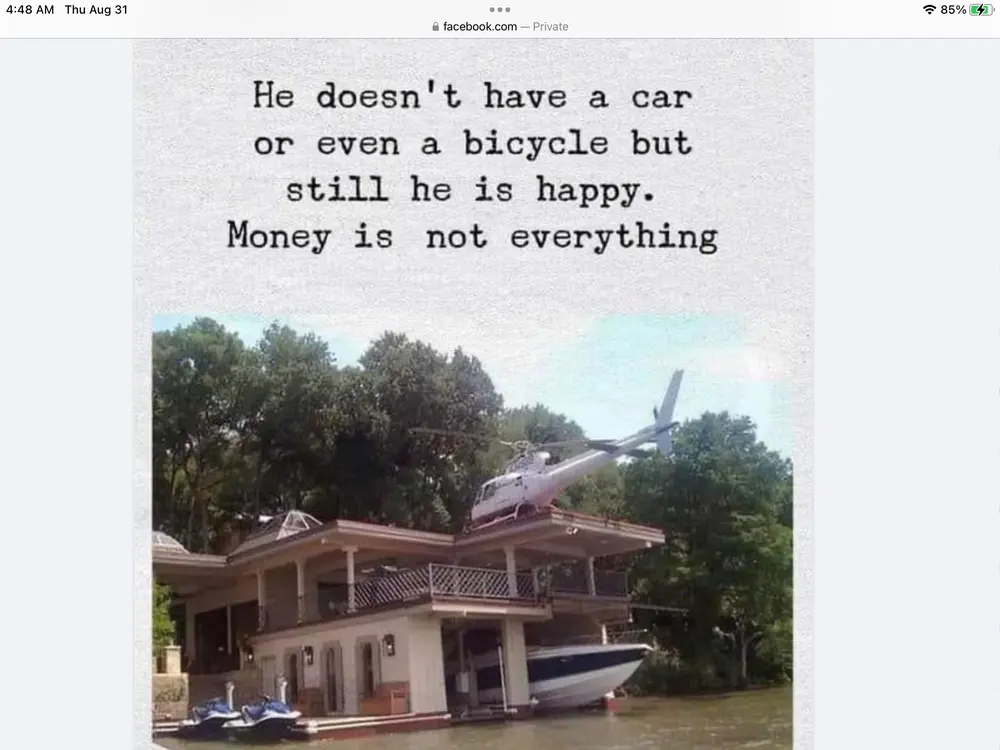 money is not everything