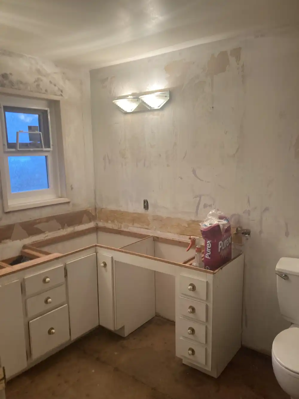 renovating bathroom 1