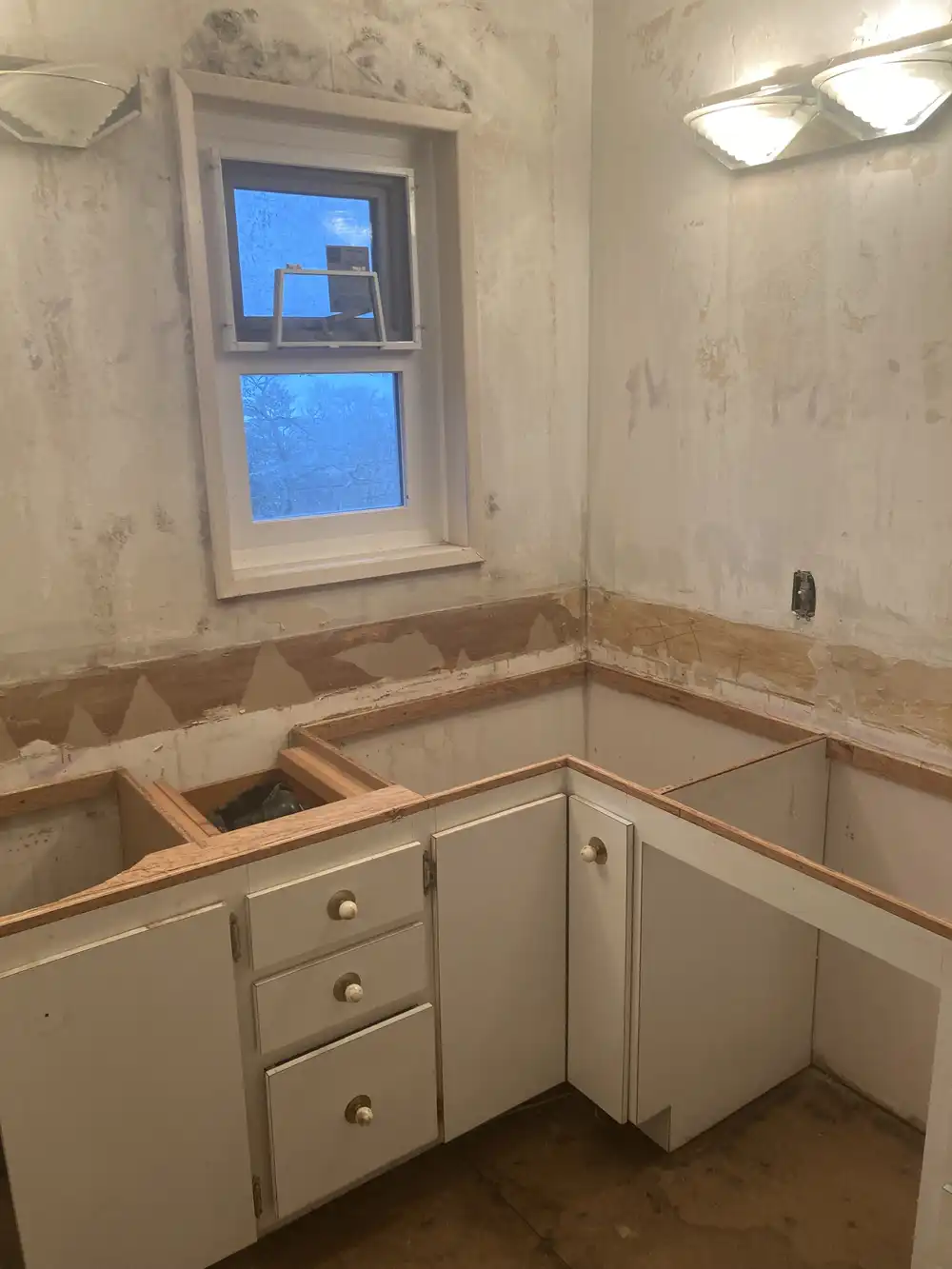 renovating bathroom 2