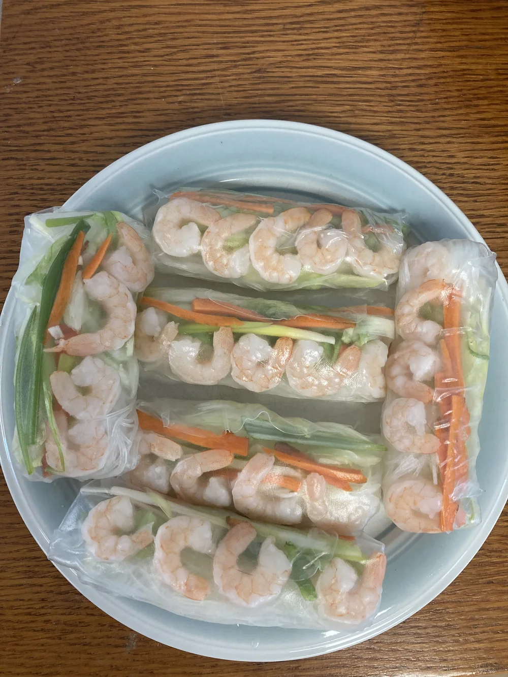 shrimp salad rolls