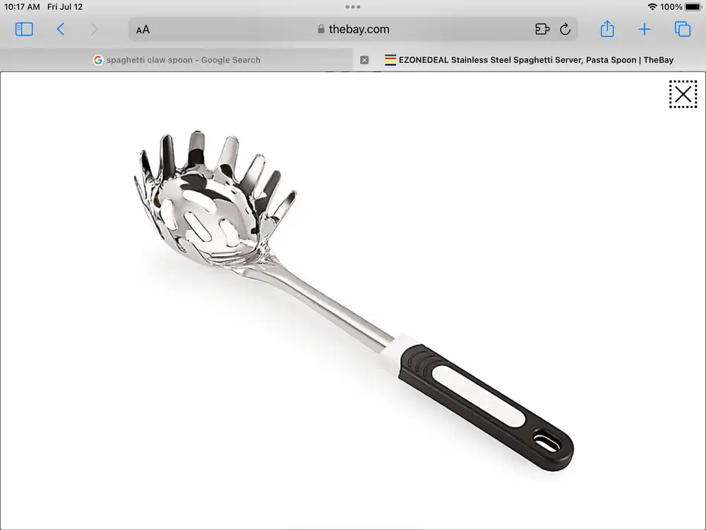 spaghetti server back scratcher