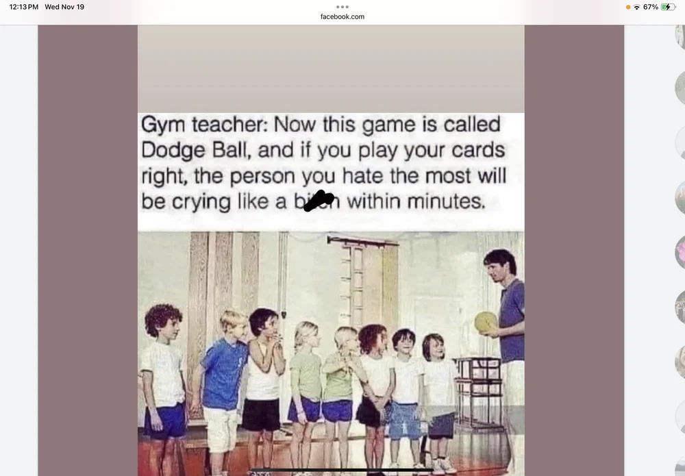the dodge ball game