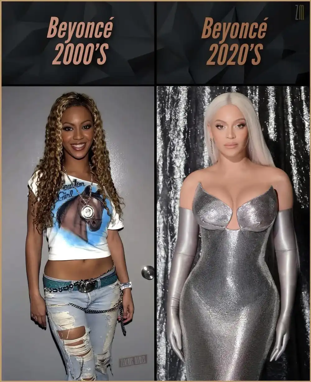 beyonce 200 vs now