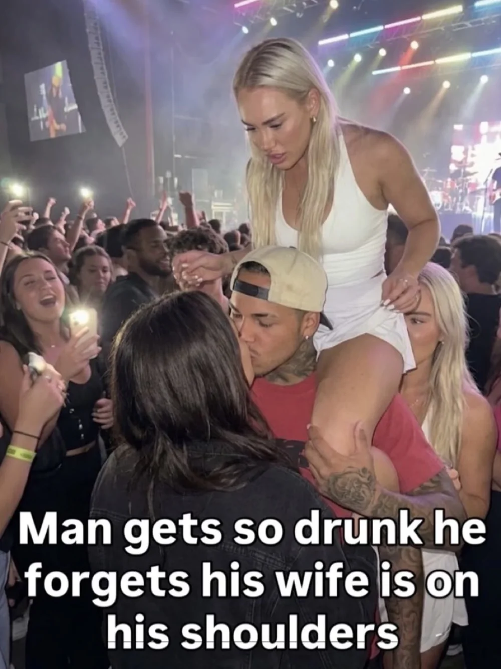 man gets drunk