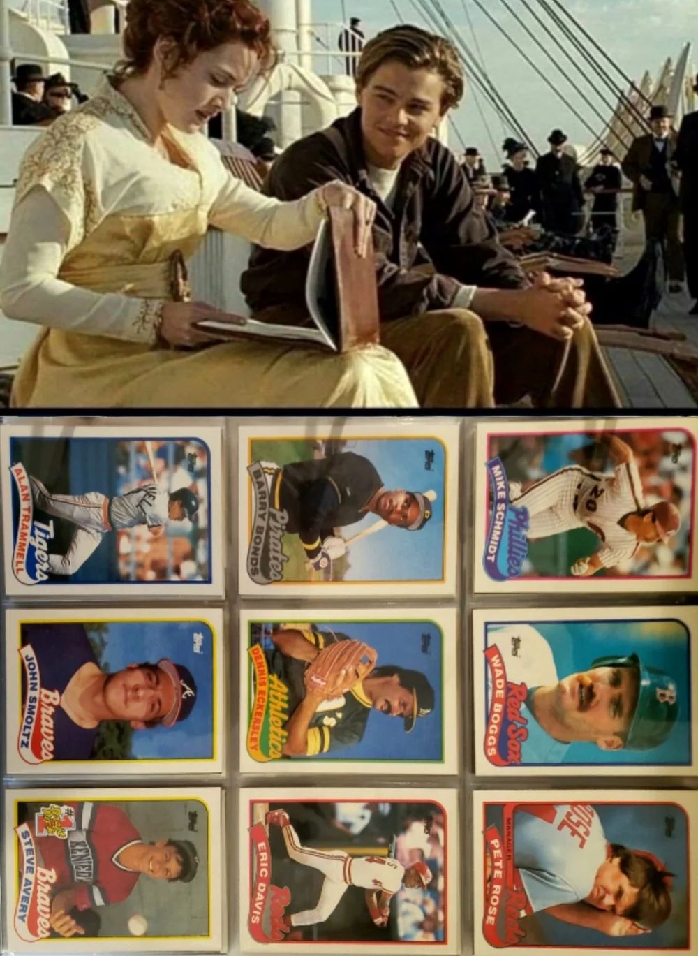 titanic baseball cards