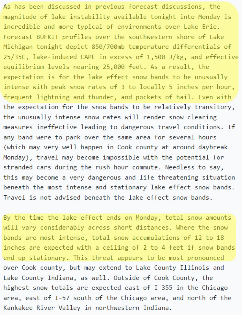 weather warning for chicago tonight