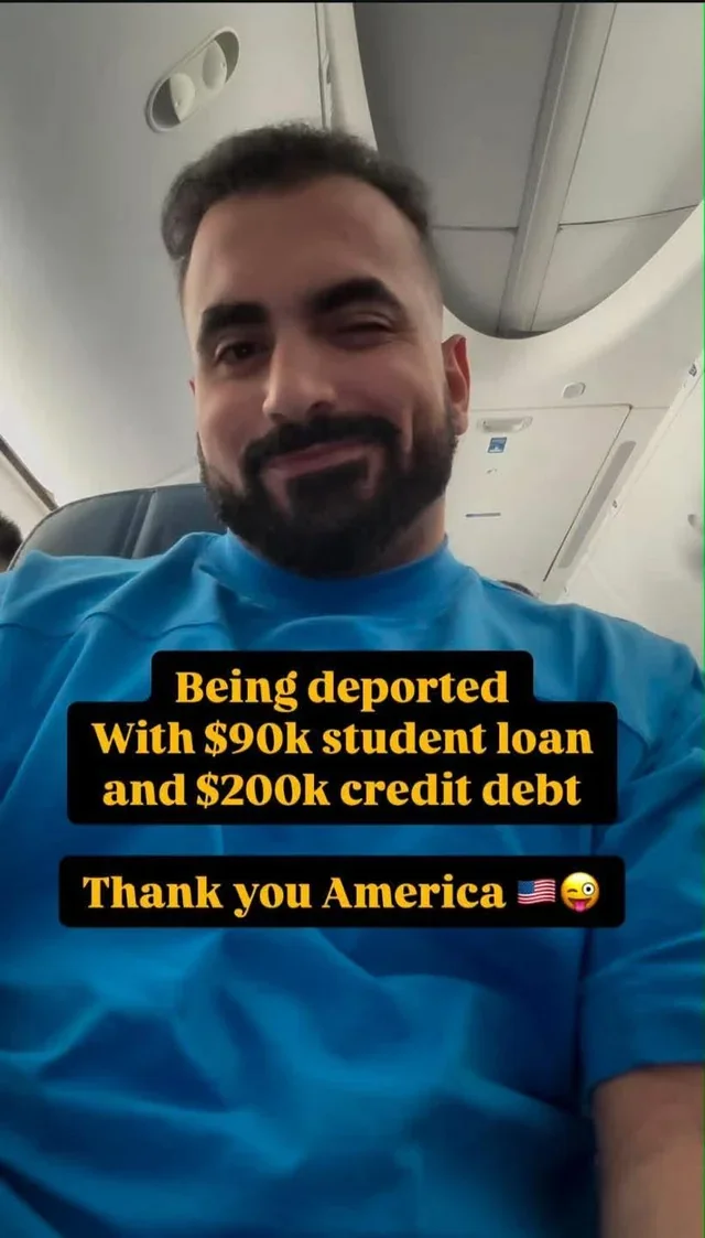 deported with debt
