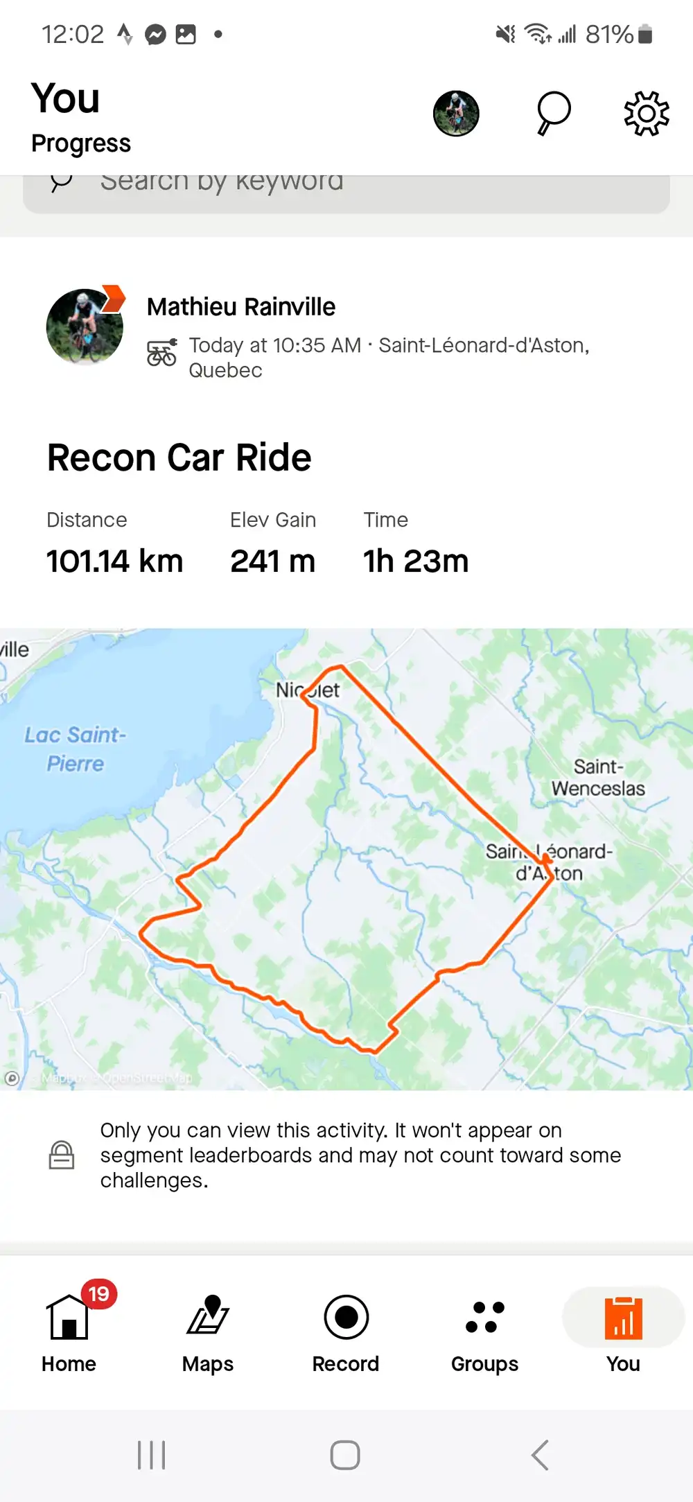 100k race recon