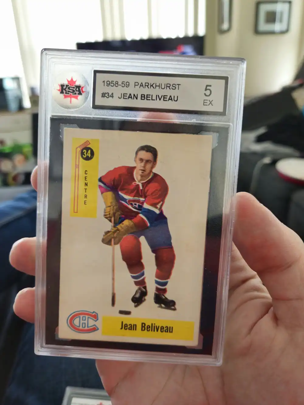 1958 59 Parkhurst Jean Beliveau