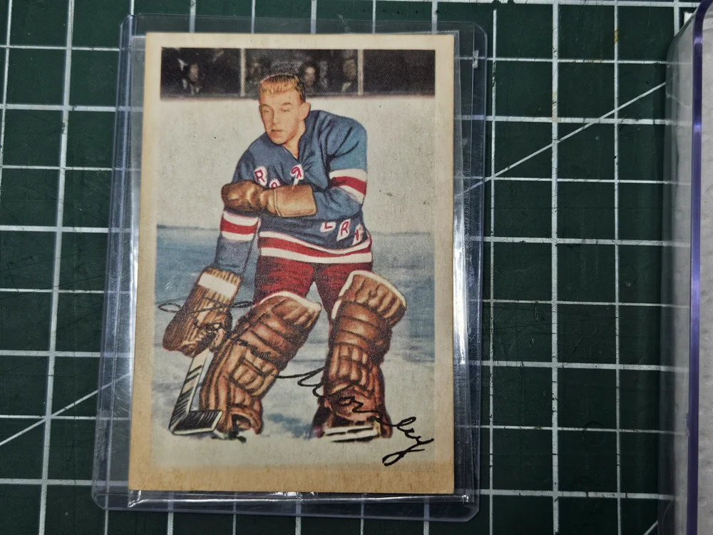 Gump Worsley rookie card parkhurst