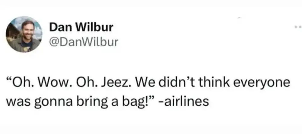 airline bags problem