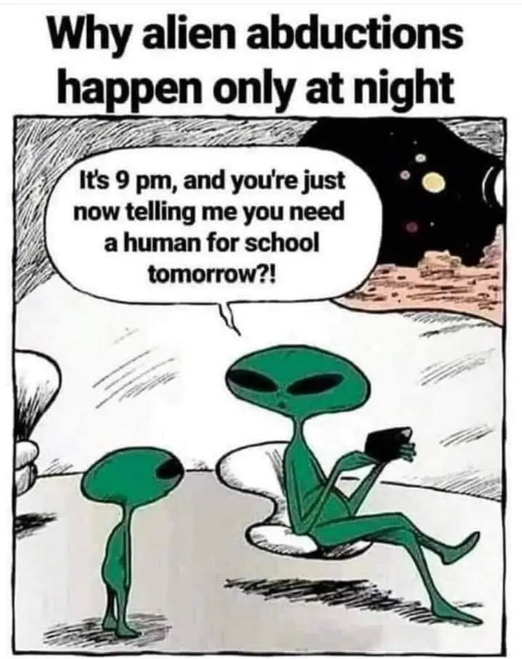 alien abductions only at night