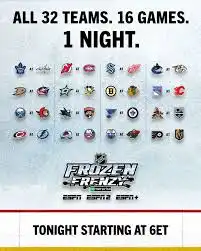 all 32 teams 1 night