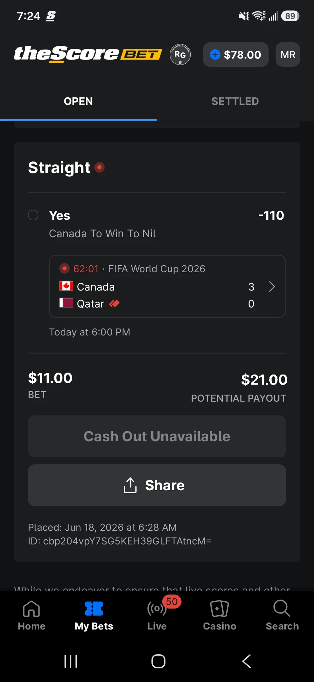 canada to zero