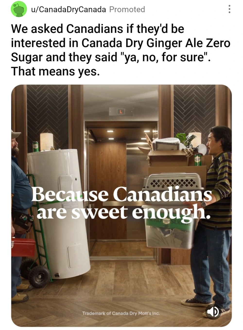 canadians are sweet enough