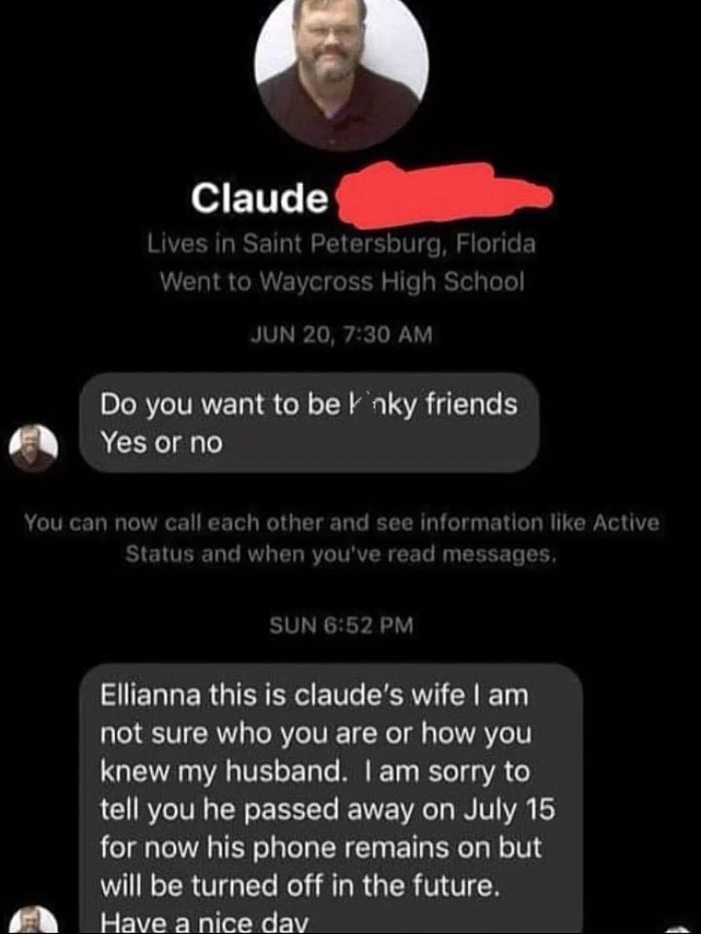 claude rip