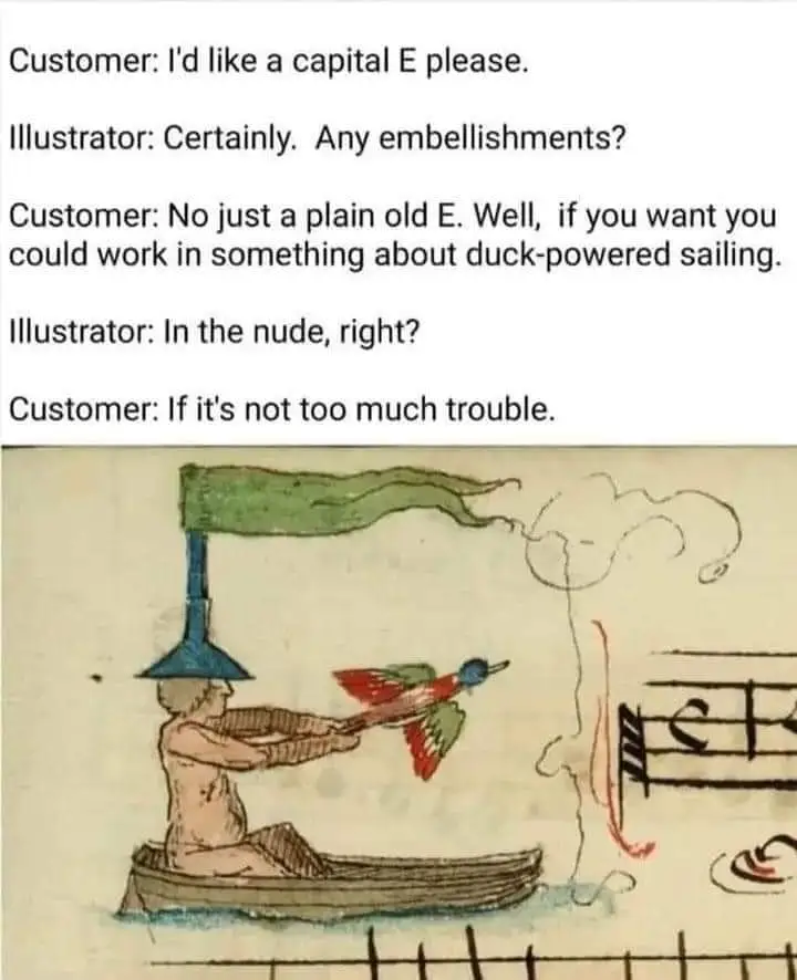 duck powered sailing