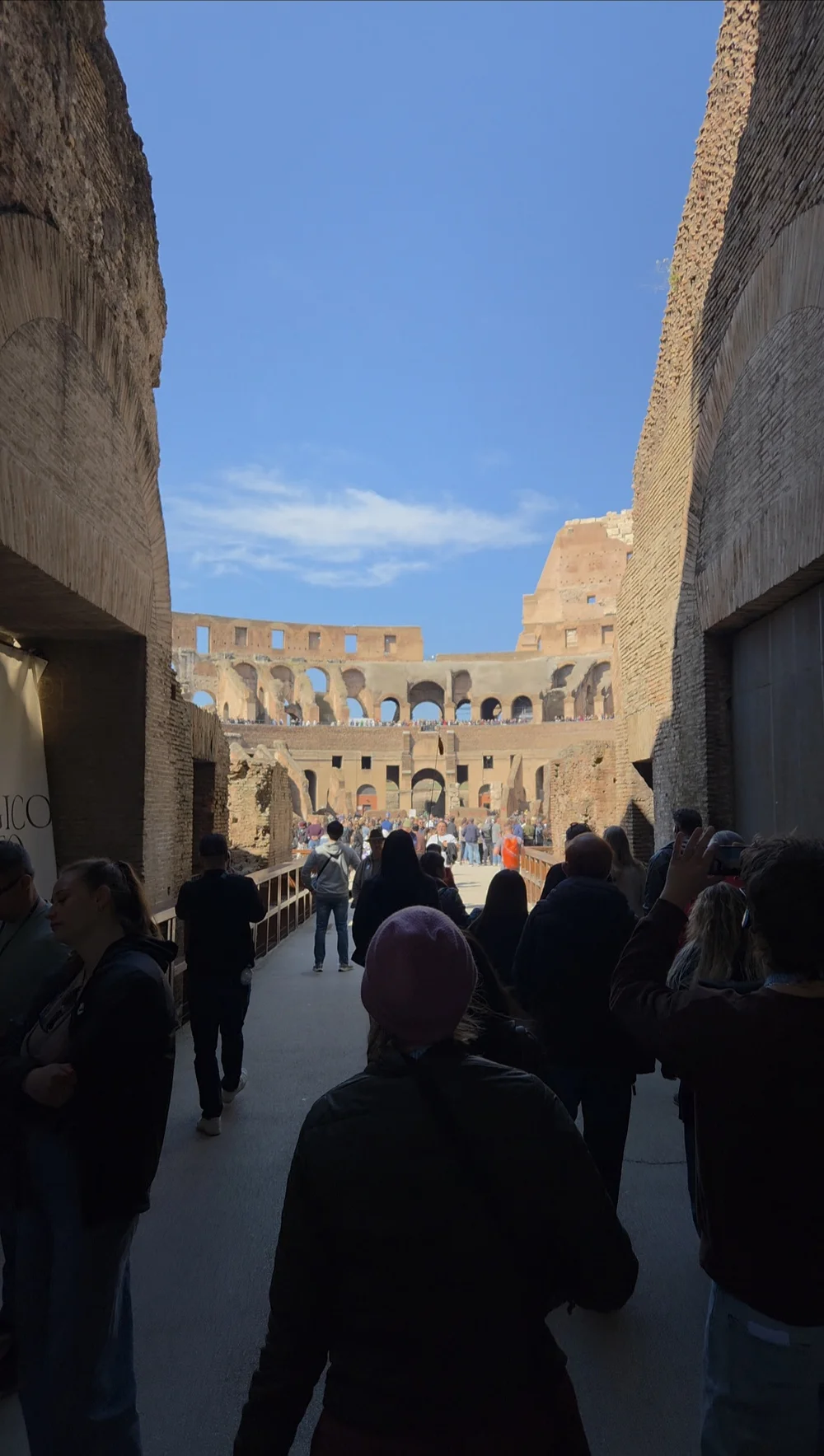 gladiator walk into the arena