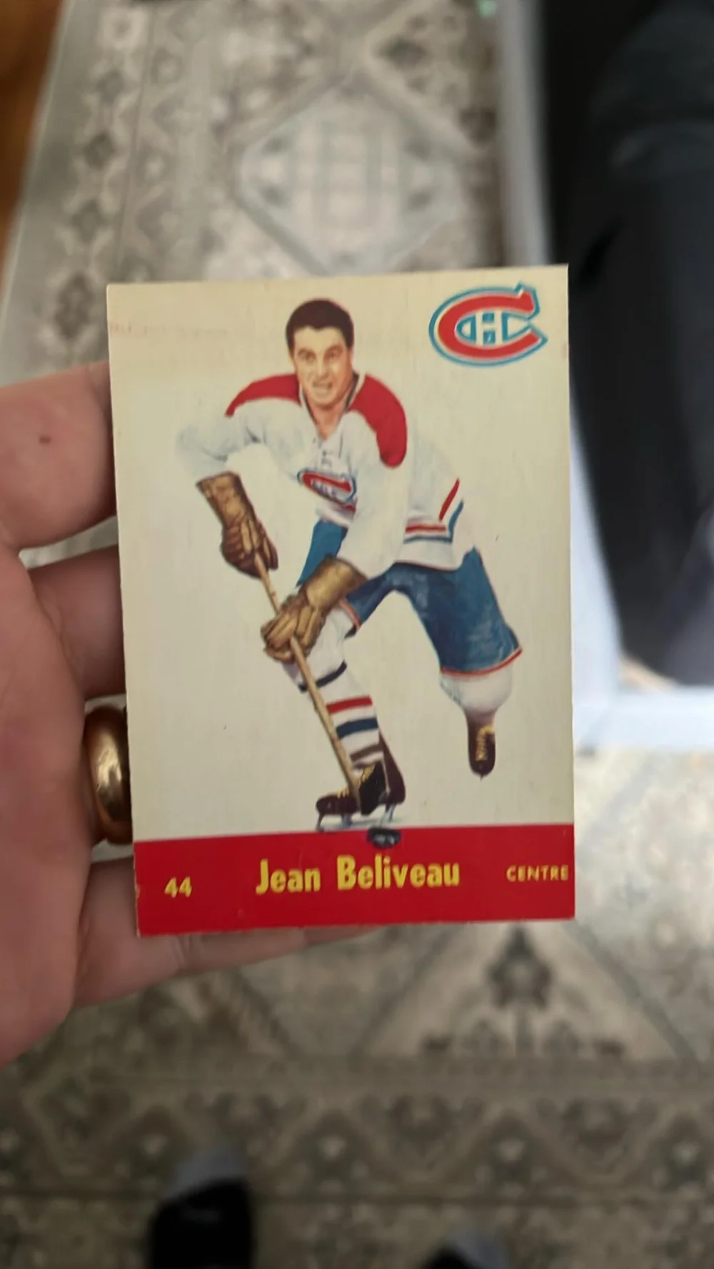 jean beliveau card collector