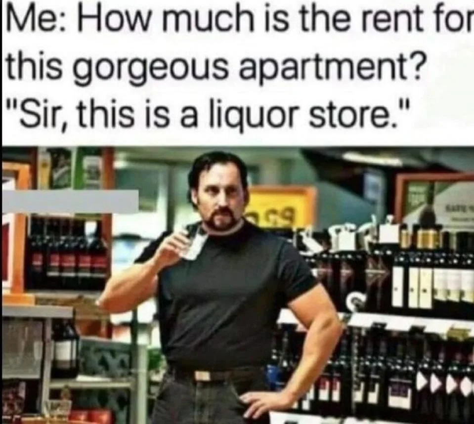 liquor store apartment