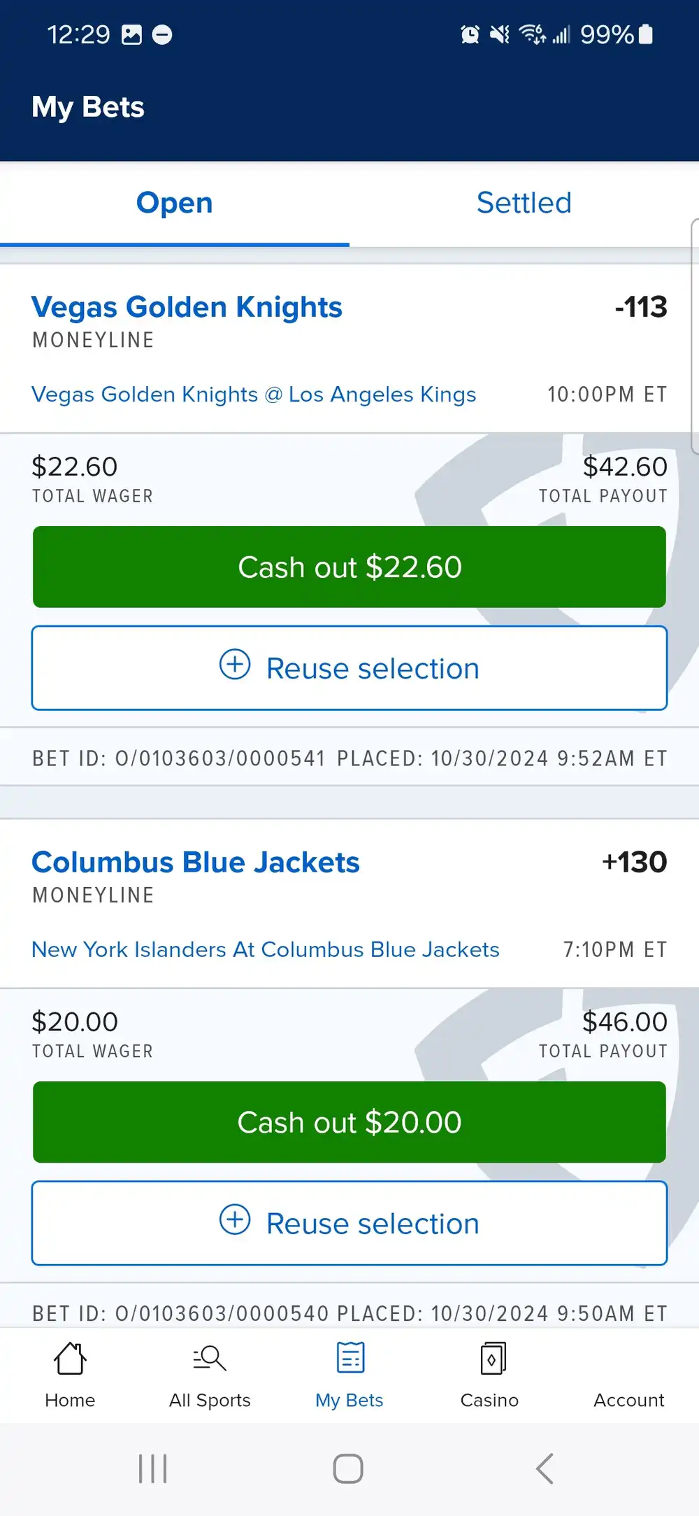 nhl bets 2024 10 30 wednesday 2