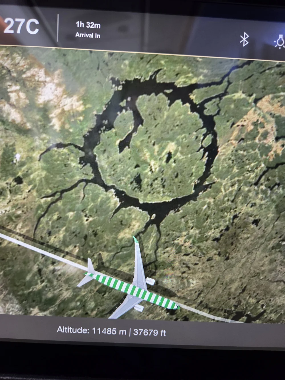 the big impact crater in qc
