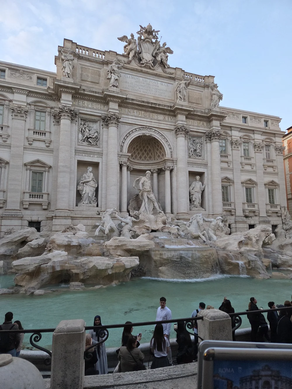 the trevi fountain