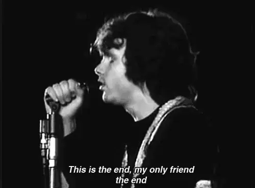 this is the end