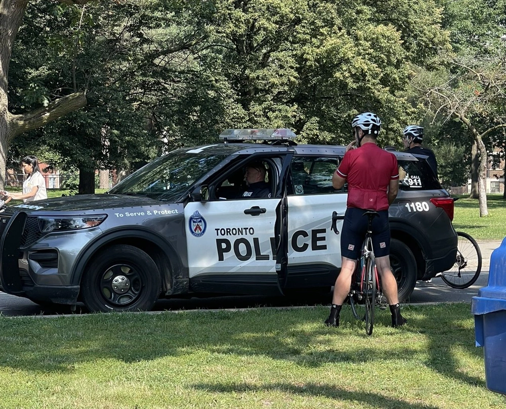 ticketed by police cycling infraction