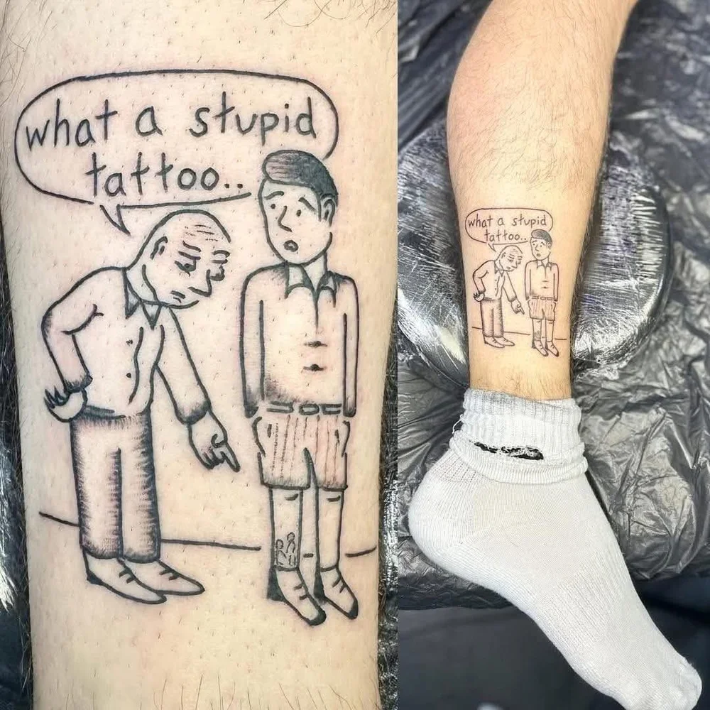 what a stupid tattoo