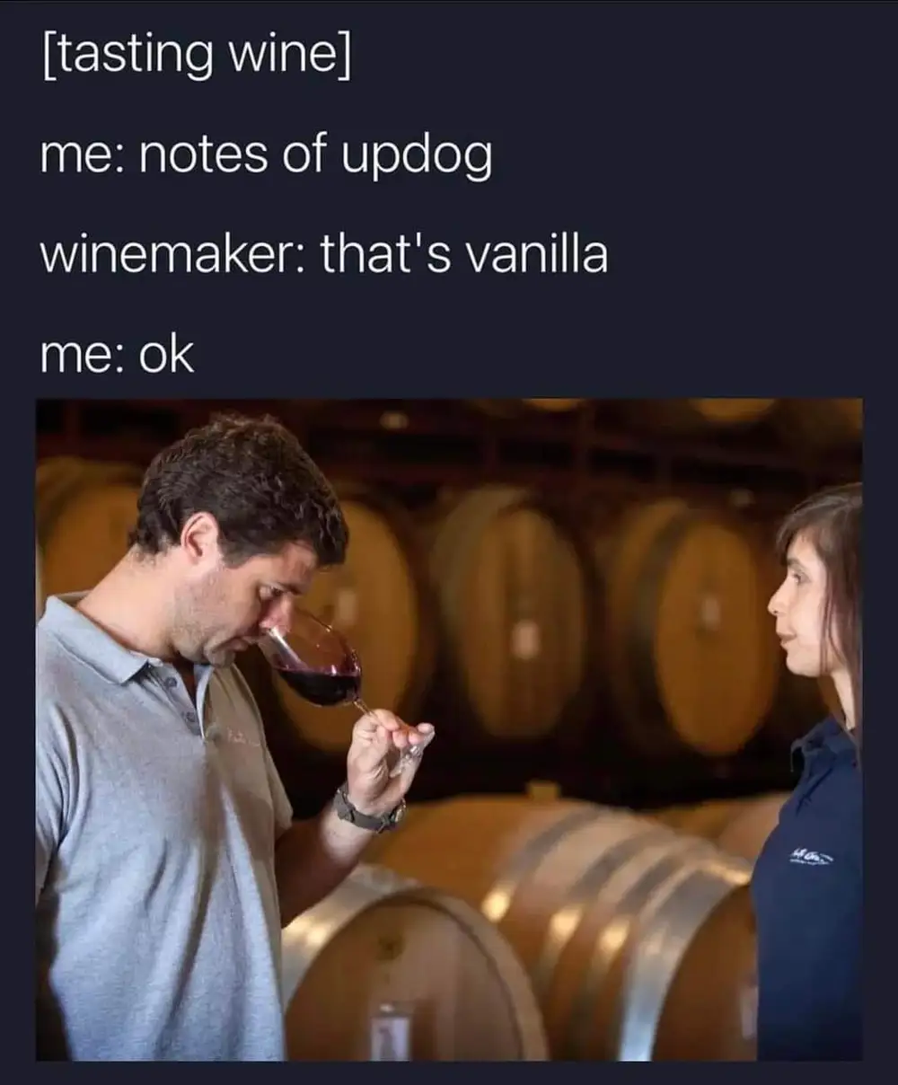 wine tasting vanilla