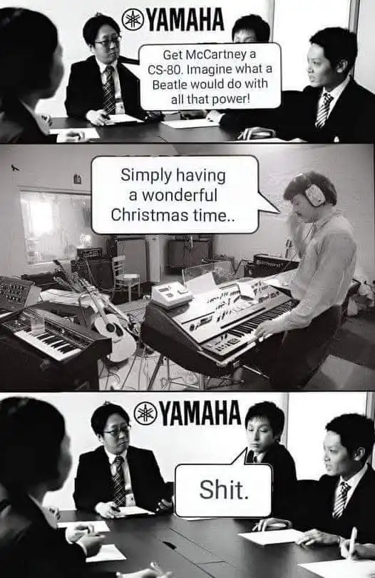 yamaha and paul mccartney