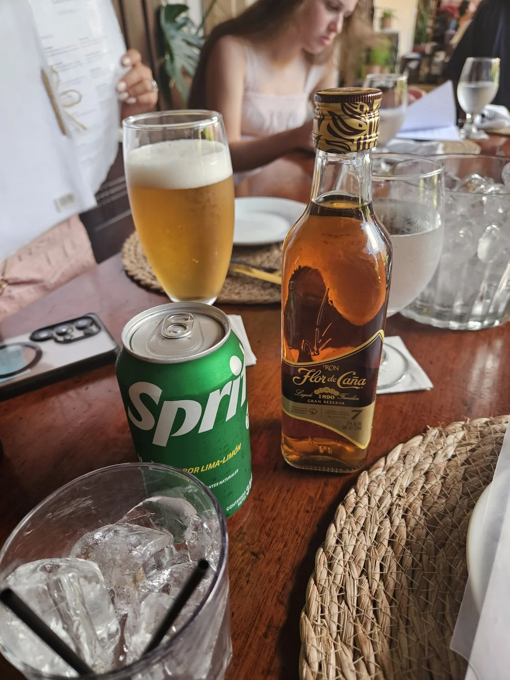 medium bottle flor de cana