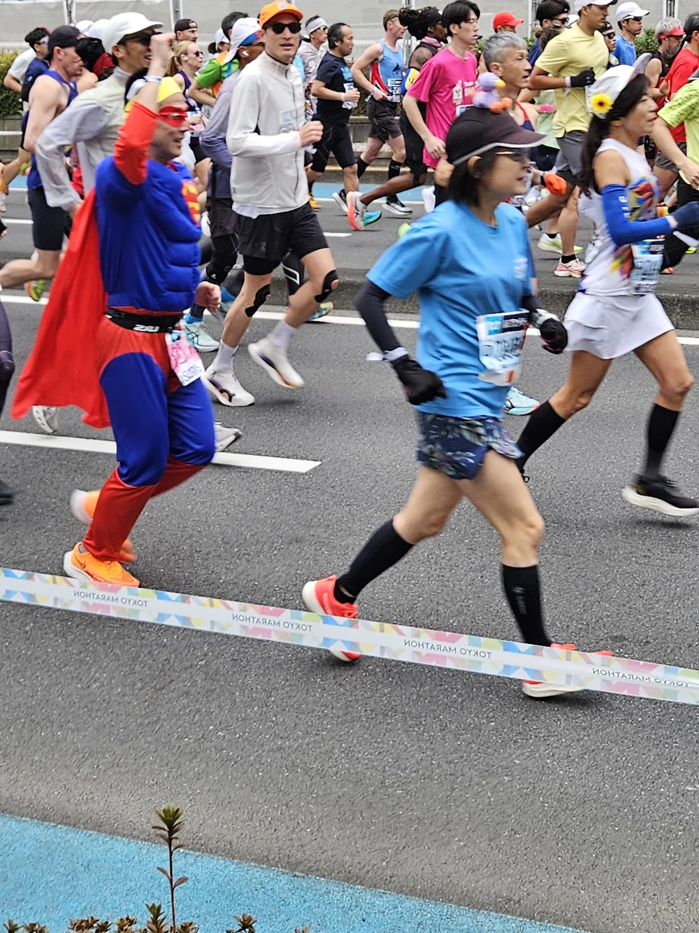 tokyo marathon superman