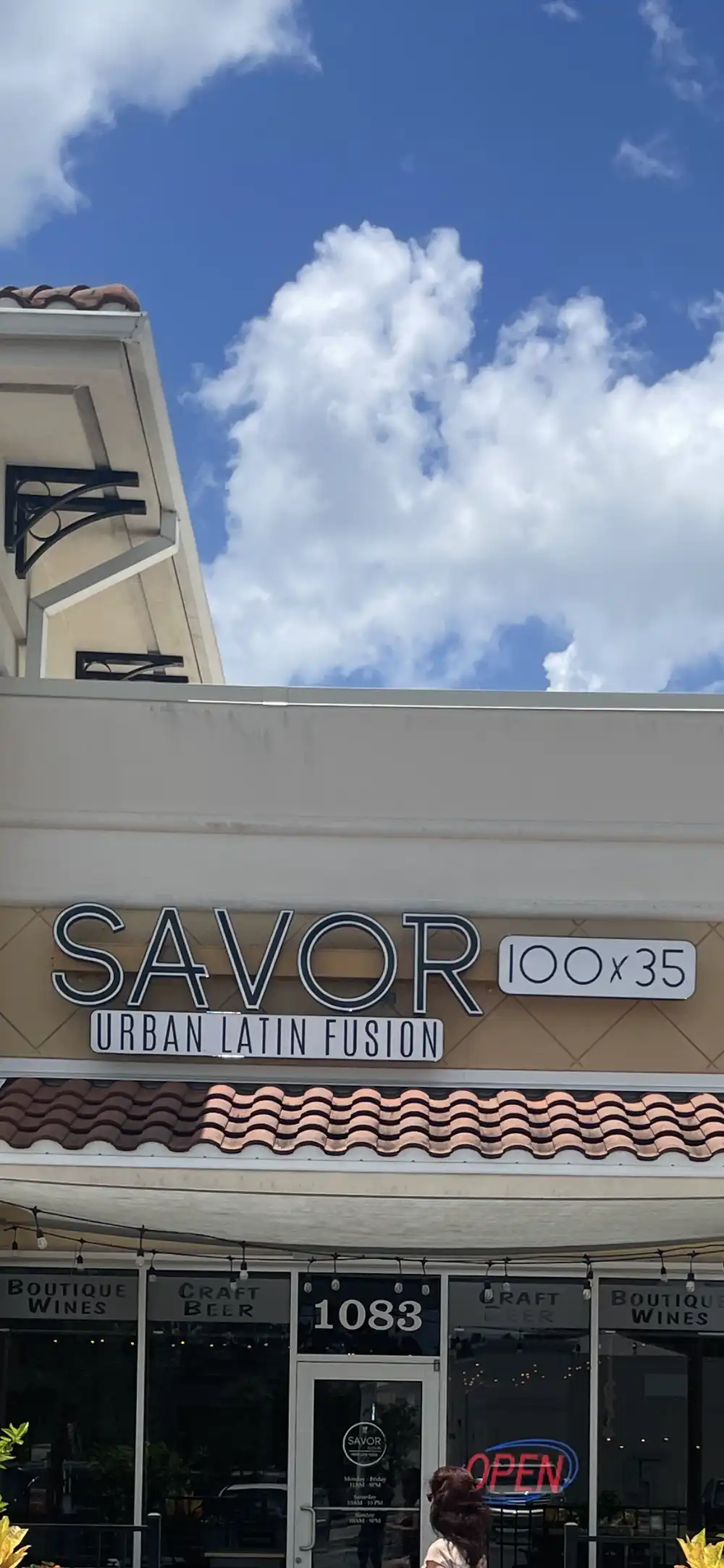 a puerto rican restaurant savor100x35