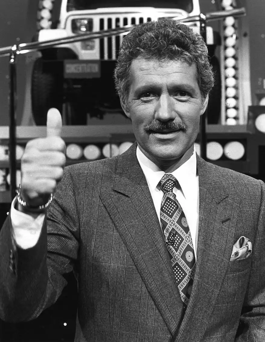 alex trebek thumbs up