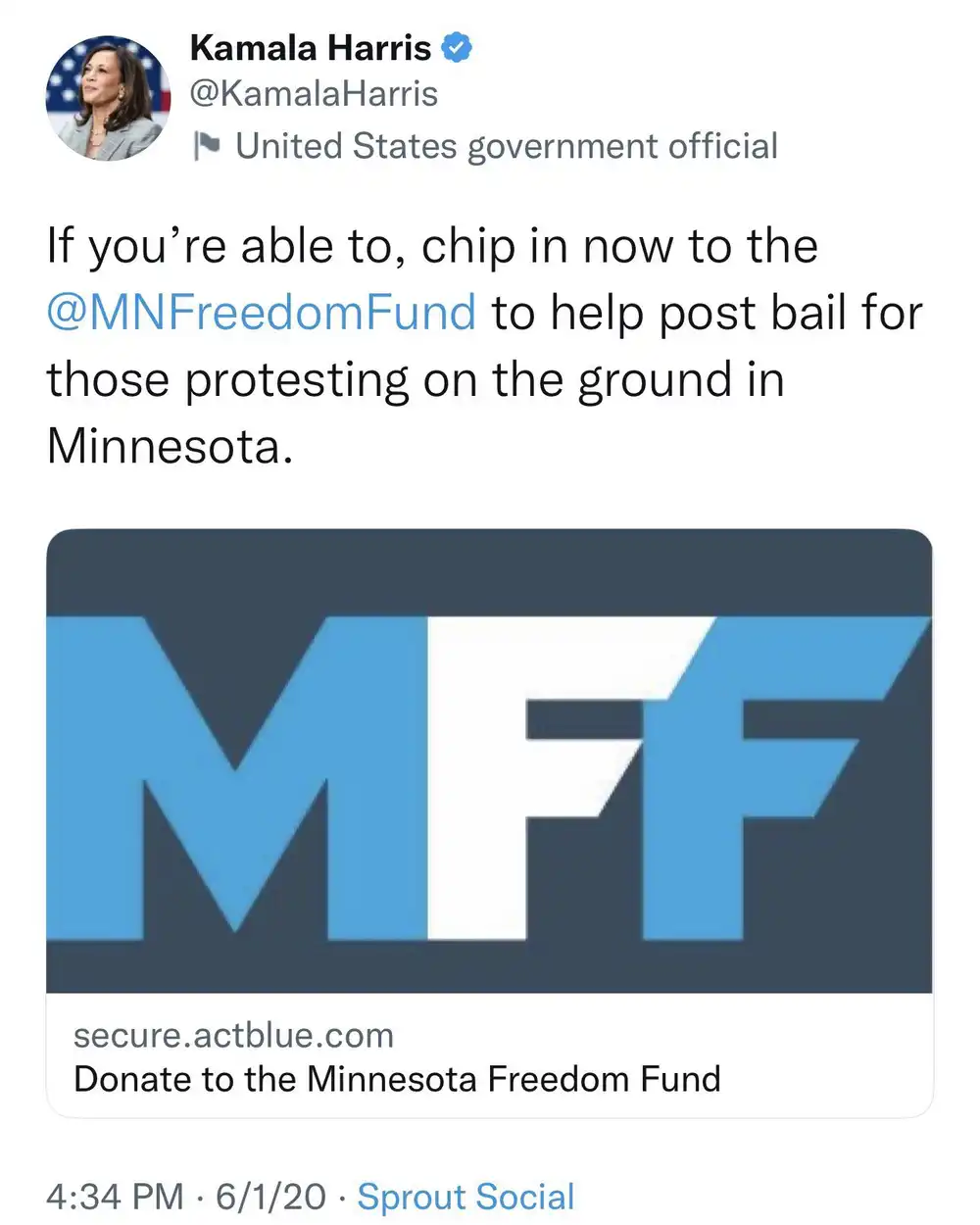 freedom fund kamala