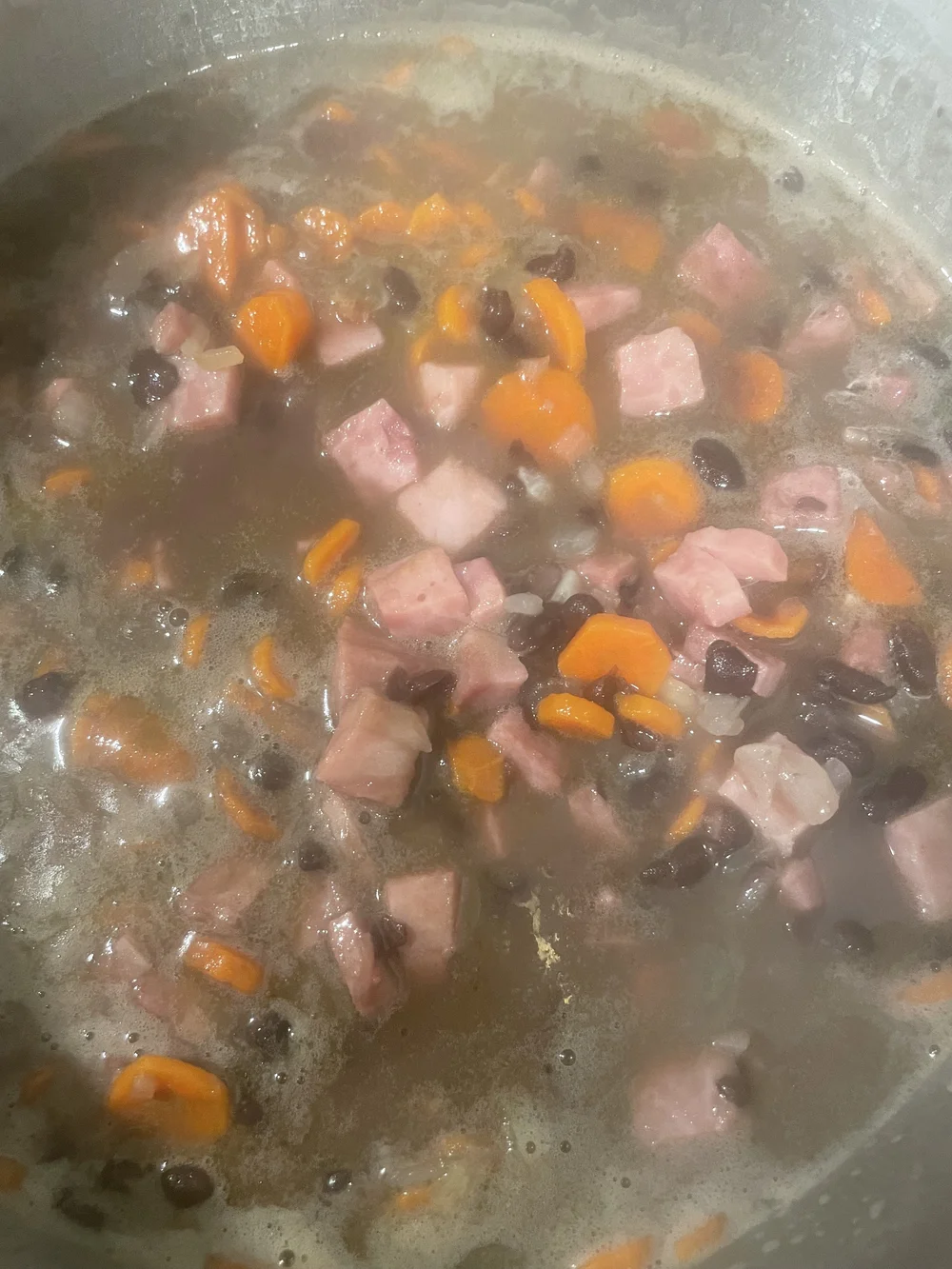 ham and black bean soup 4