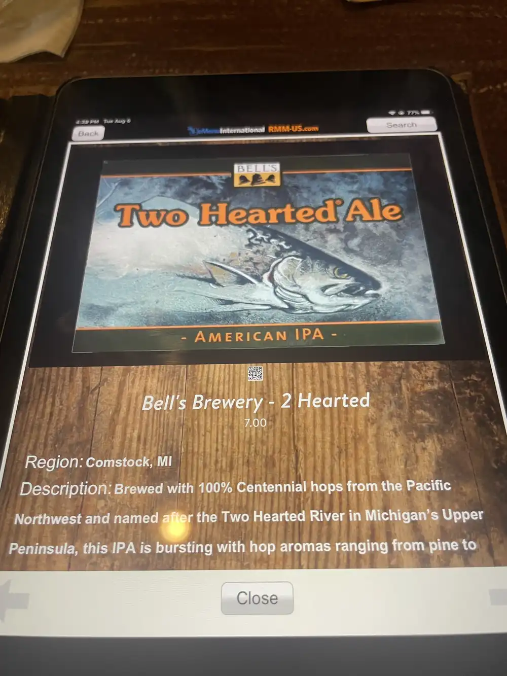 two hearted ale ipa