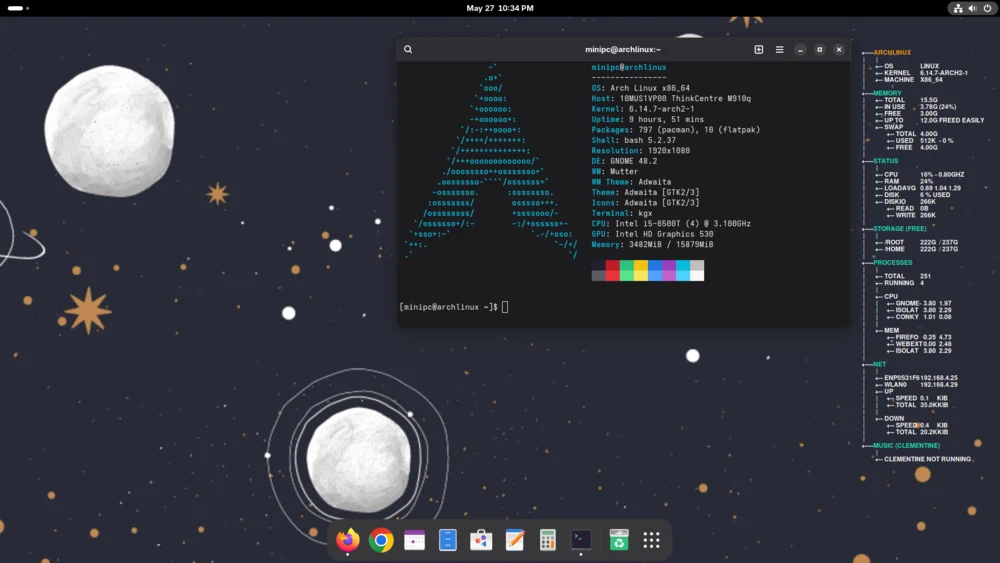 arch gnome