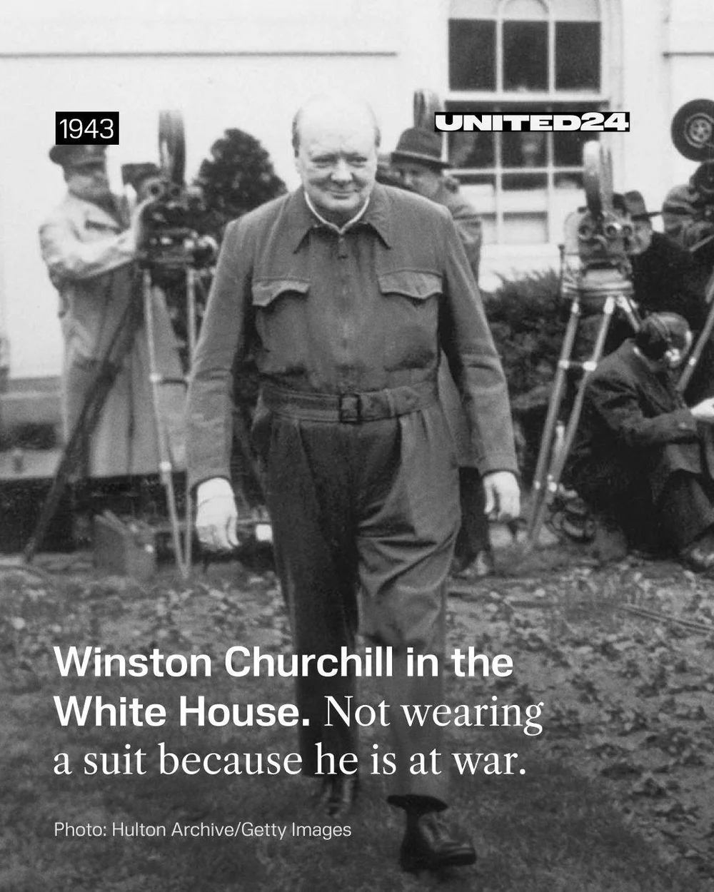 churchill visits the white house not wearing a suit