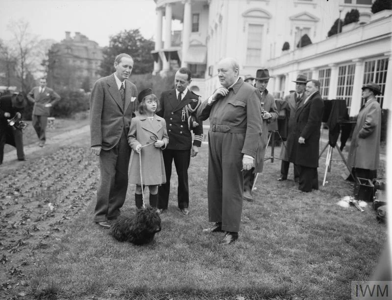 churchill visits the white house