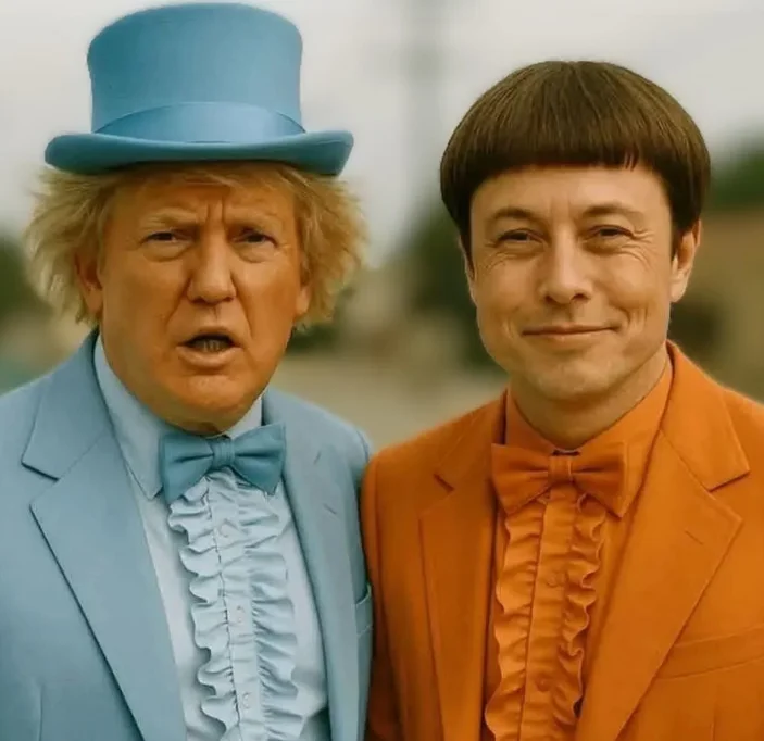 dumb and dumber trump and elon